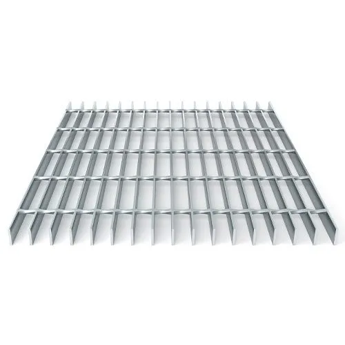 Grating trench drain covers along curbs in outdoor parking area