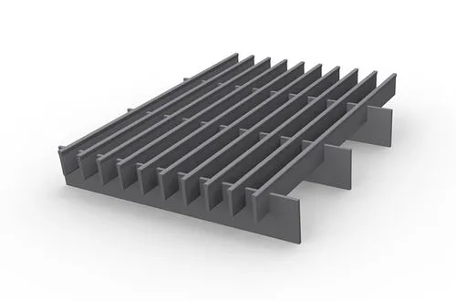 Stainless steel drainage channel grating strip along factory floor edge