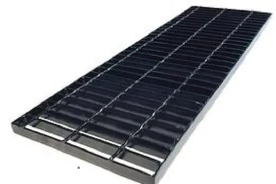 Grating platform walkways around circular tanks at wastewater treatment plant