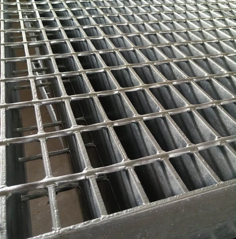 Wide shot of grating catwalk systems inside water treatment plant
