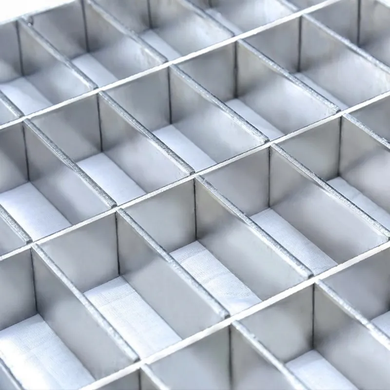 Grating walkways over water treatment basins