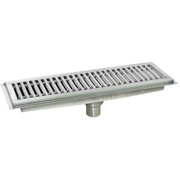 Welded steel bar grating close-up; galvanized; white studio background